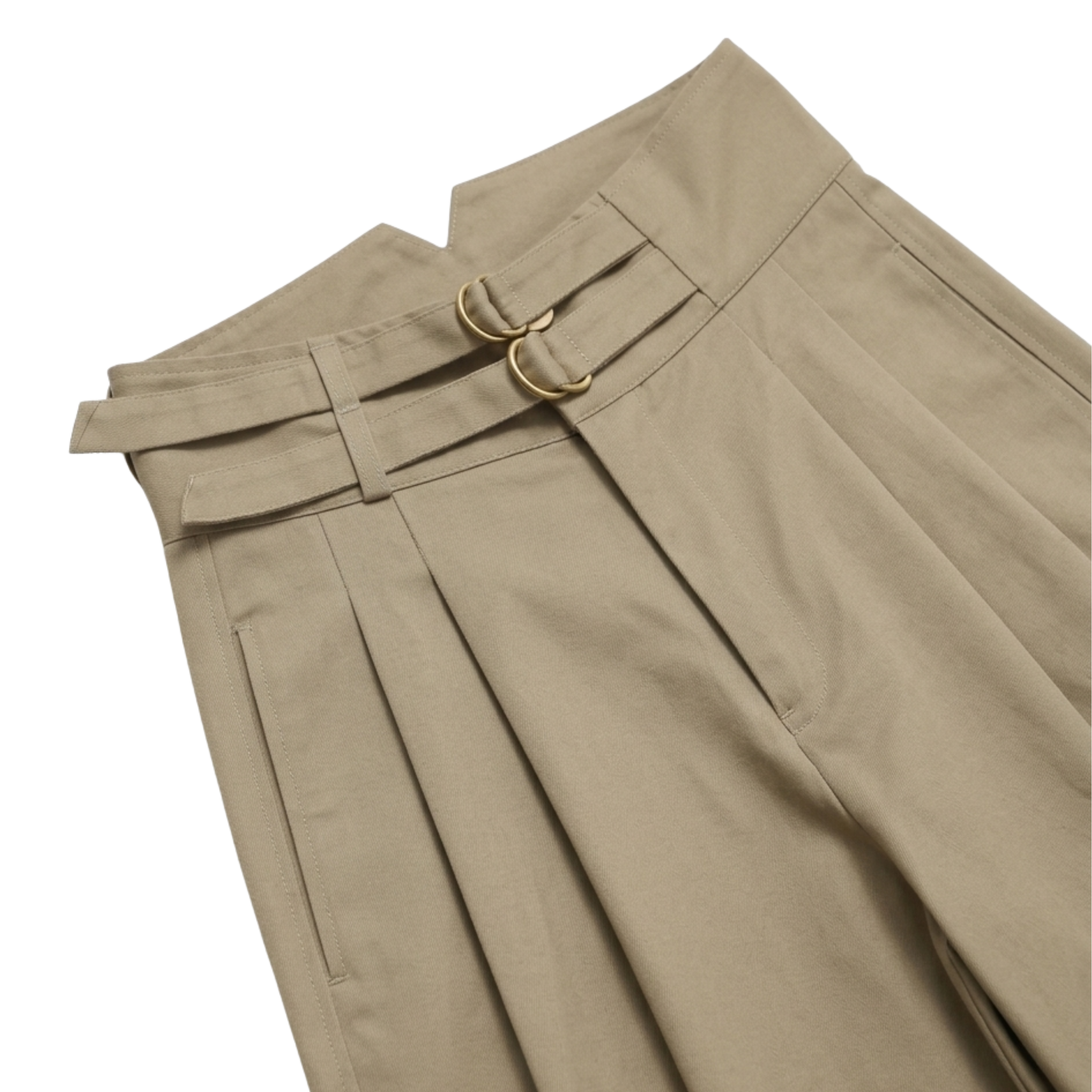 Double Buckle Gurkha Pants