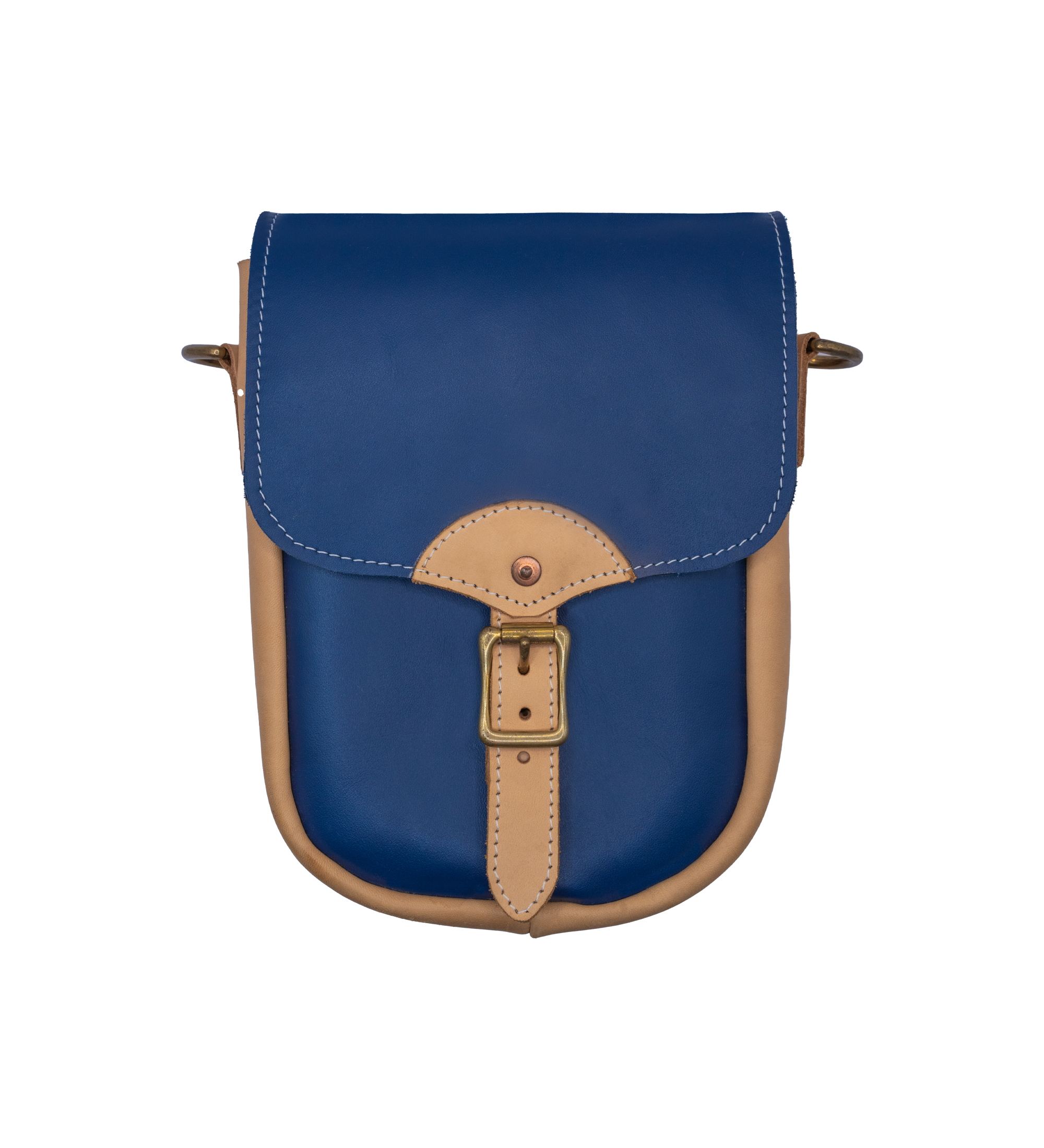 Handmade Leather Crossbody Bag, Vegetable Tan