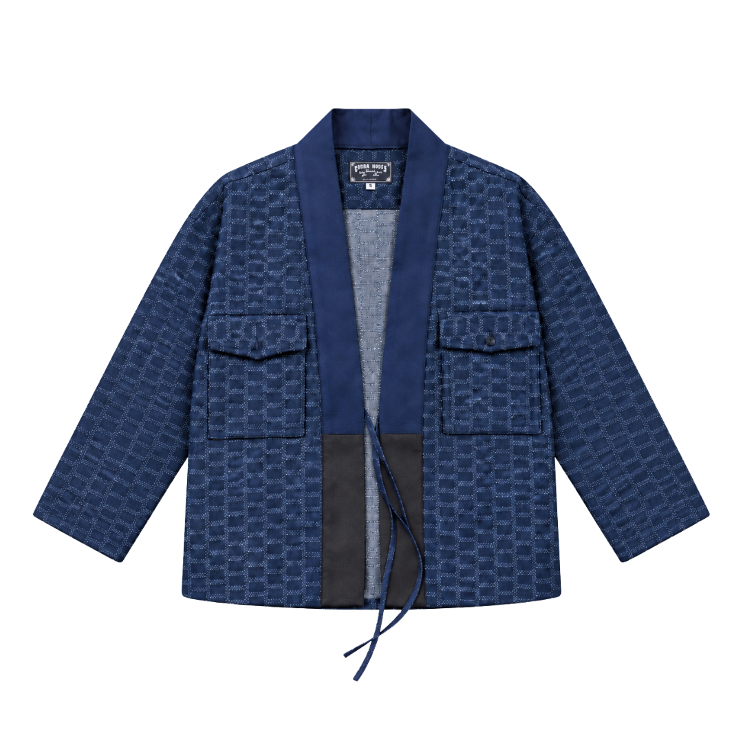 Indigo Denim Jacquard Noragi
