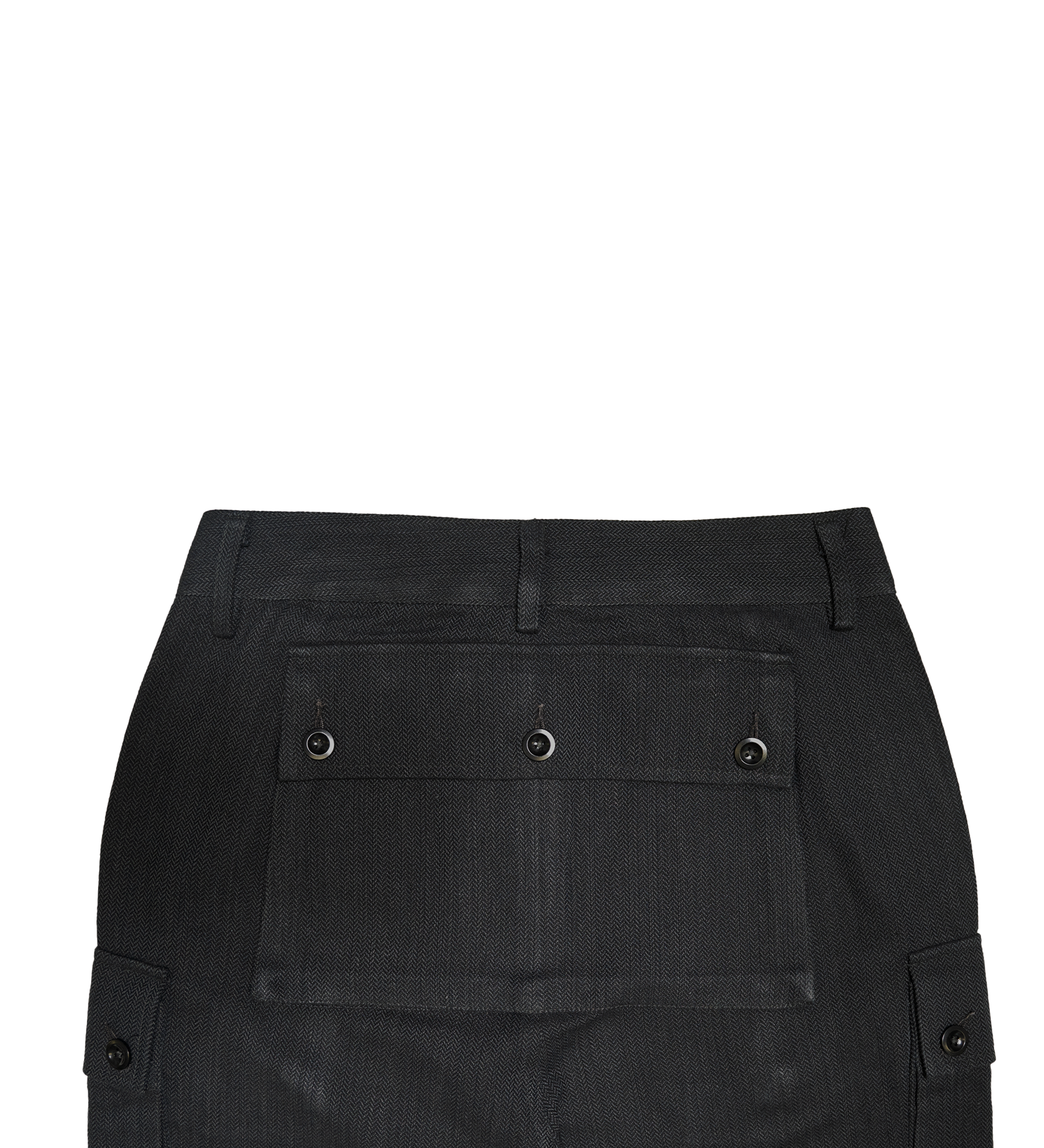 Monkey Pants (Black Herringbone)