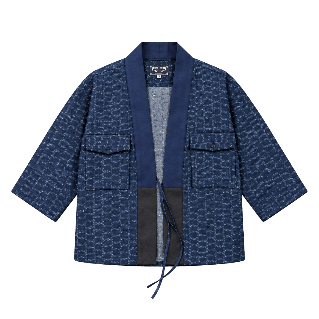Indigo Denim Jacquard Noragi