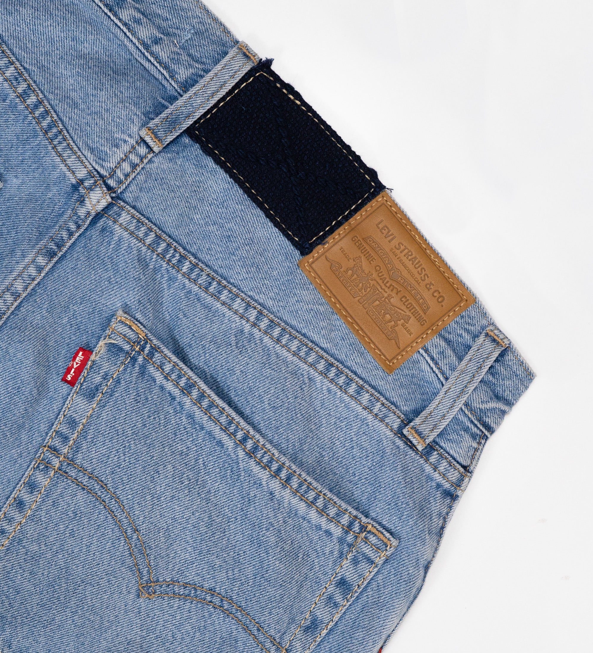Chota Reworked Denim: Baggy Dad Jeans 02, Tribal Indigo - W29