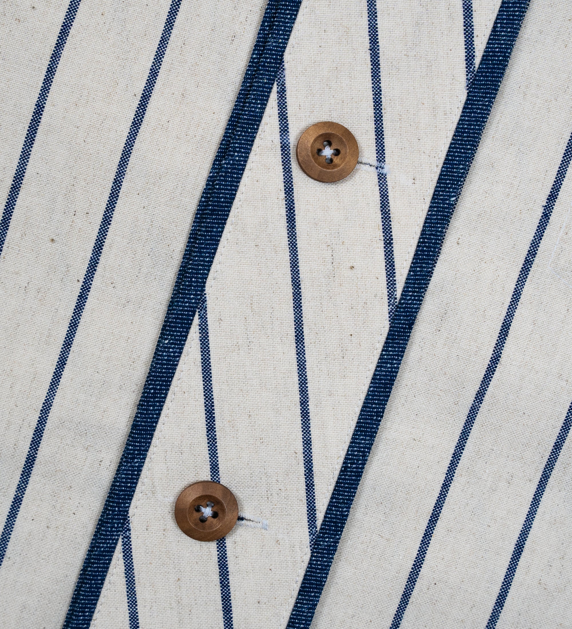 World Heritage Baseball Shirt (Blue Stripes)