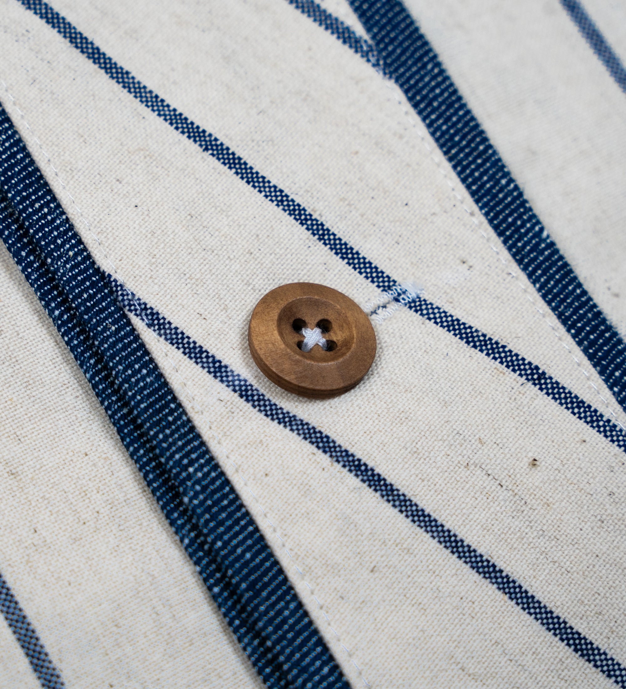 World Heritage Baseball Shirt (Blue Stripes)