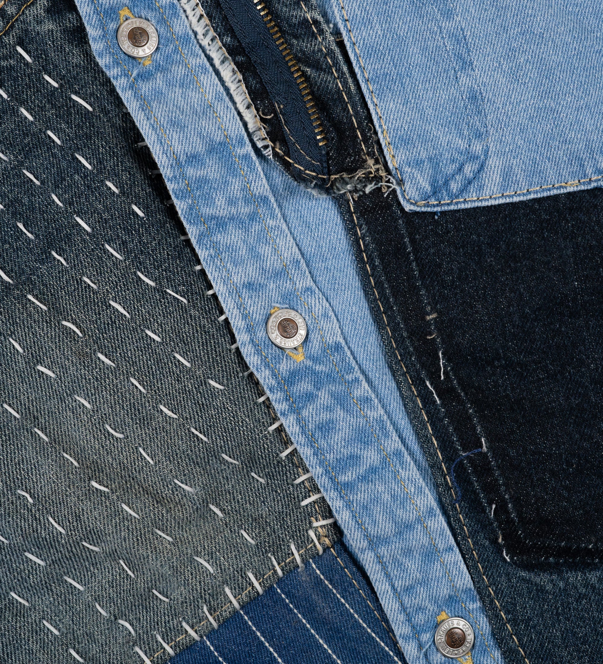 Chota Reworked Denim: SilverTab Oversized Shirt, Indigo - L