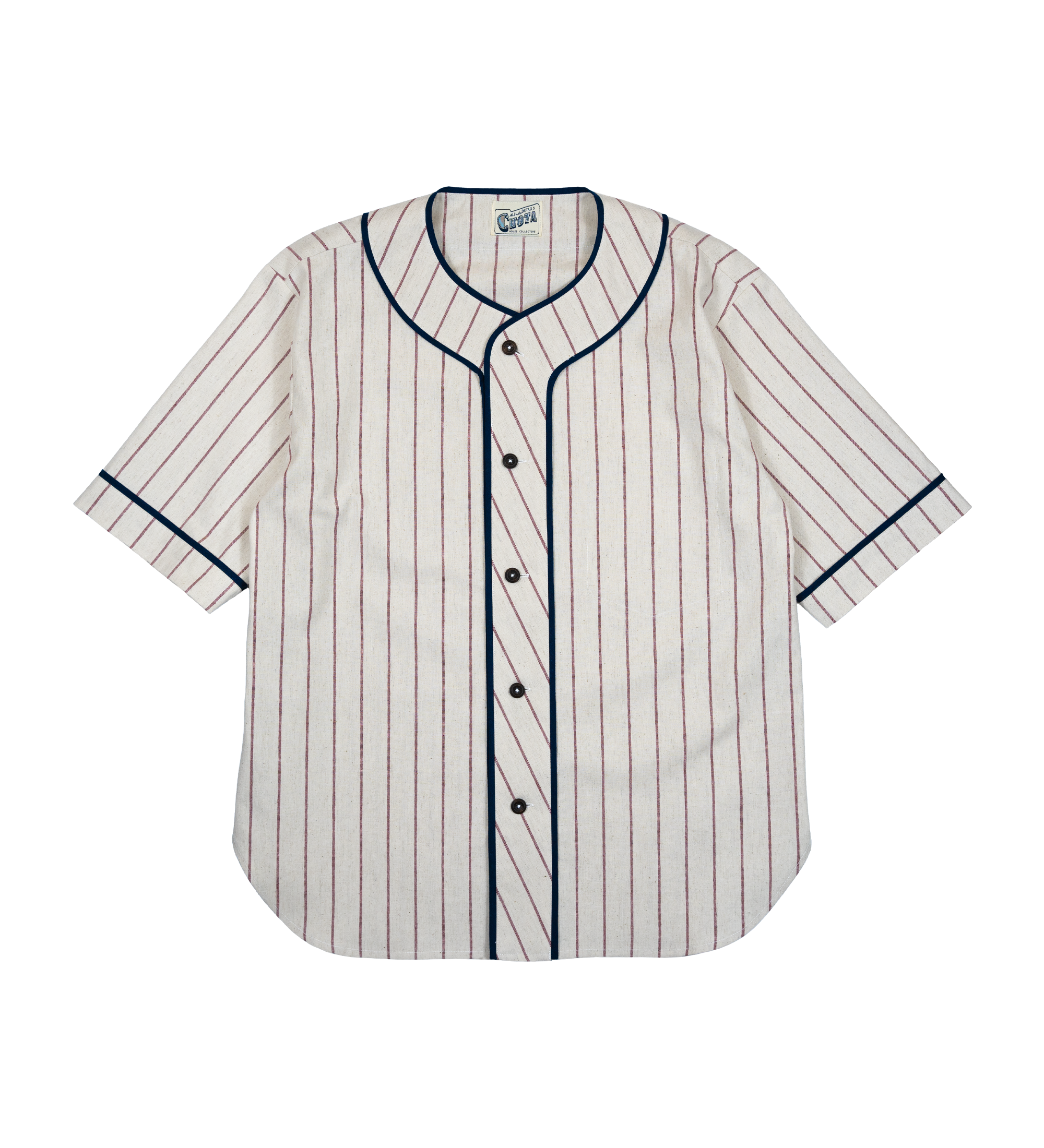 World Heritage Baseball Shirt (Pink Stripes)