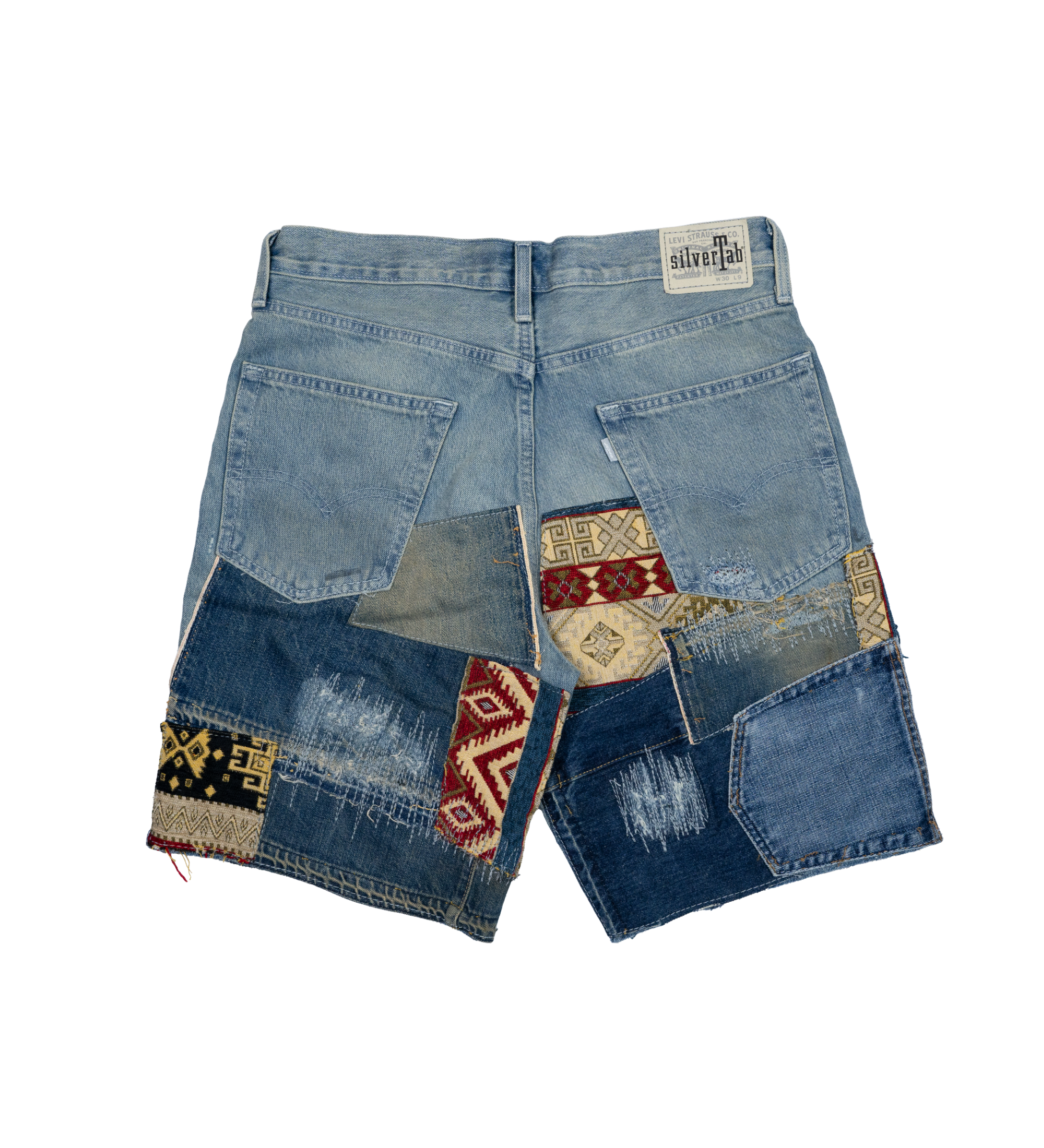 Chota Reworked Denim: SilverTab Shorts, Tribal Indigo - W30