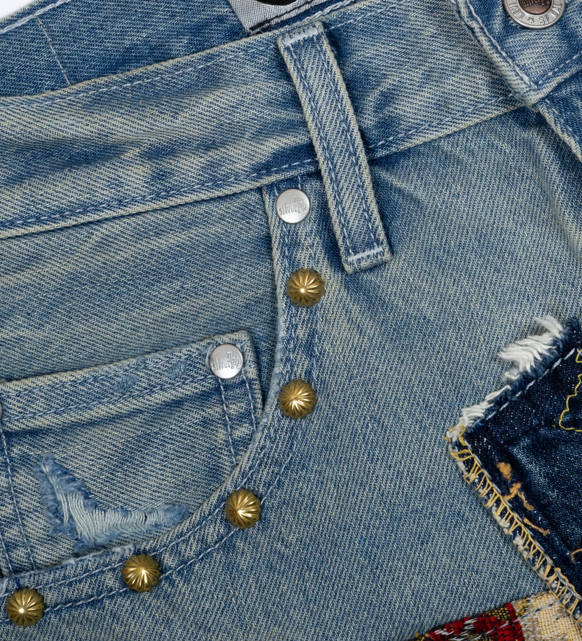 Chota Reworked Denim: SilverTab Shorts, Tribal Indigo - W30