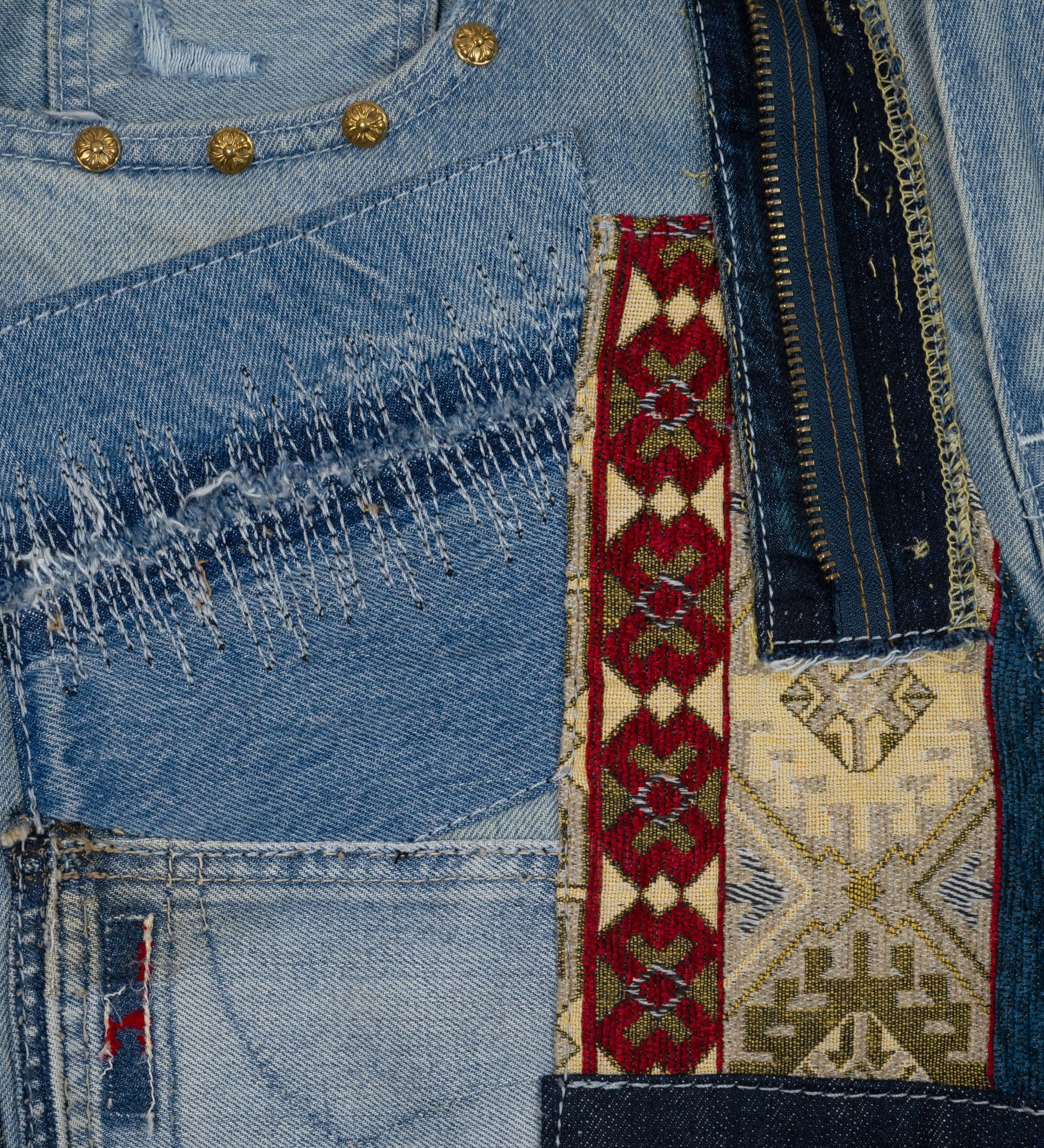 Chota Reworked Denim: SilverTab Shorts, Tribal Indigo - W32