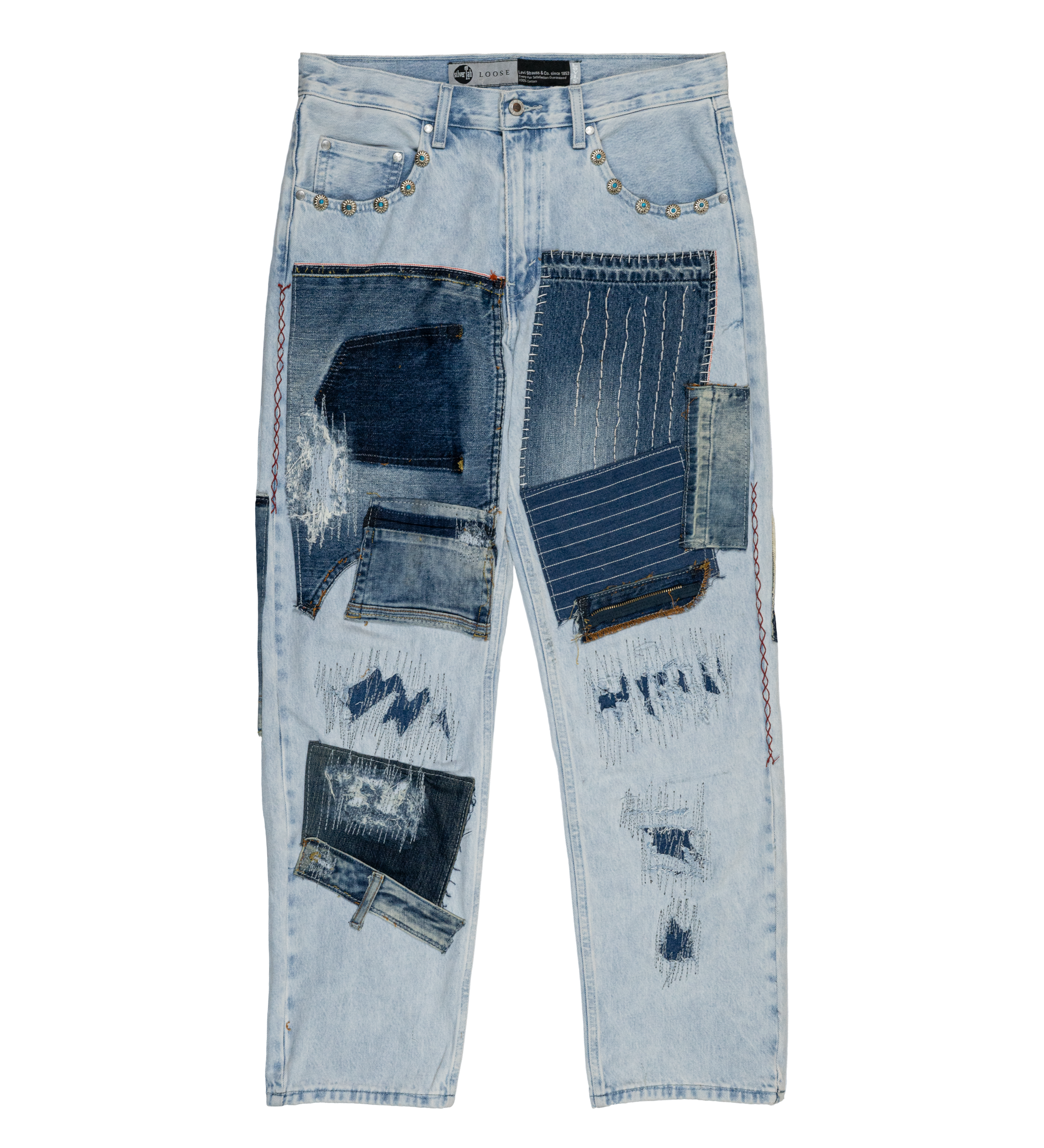 Chota Reworked Denim: SilverTab Jeans, Light Wash - W32