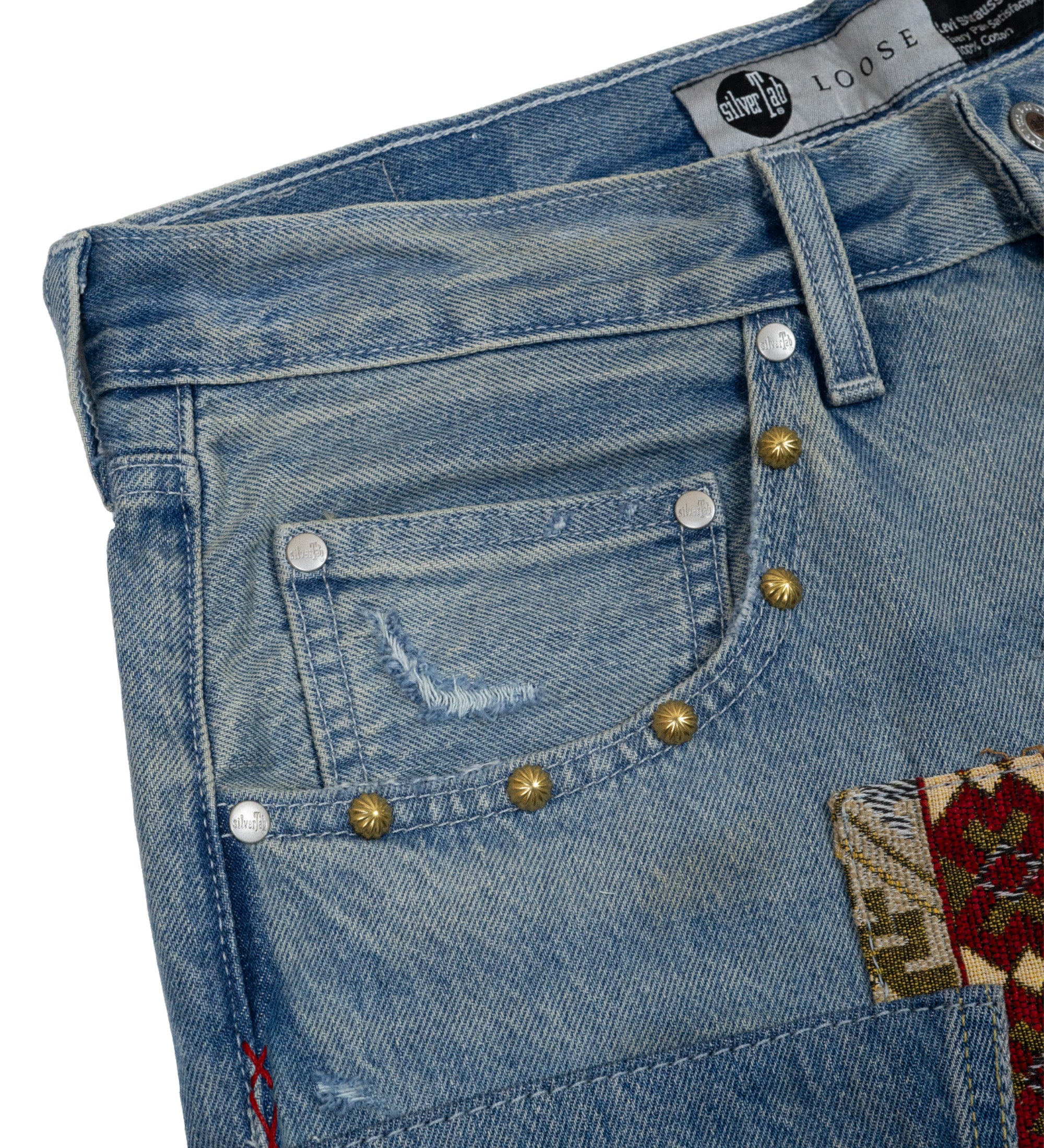 Chota Reworked Denim: SilverTab Shorts, Tribal Indigo - W34