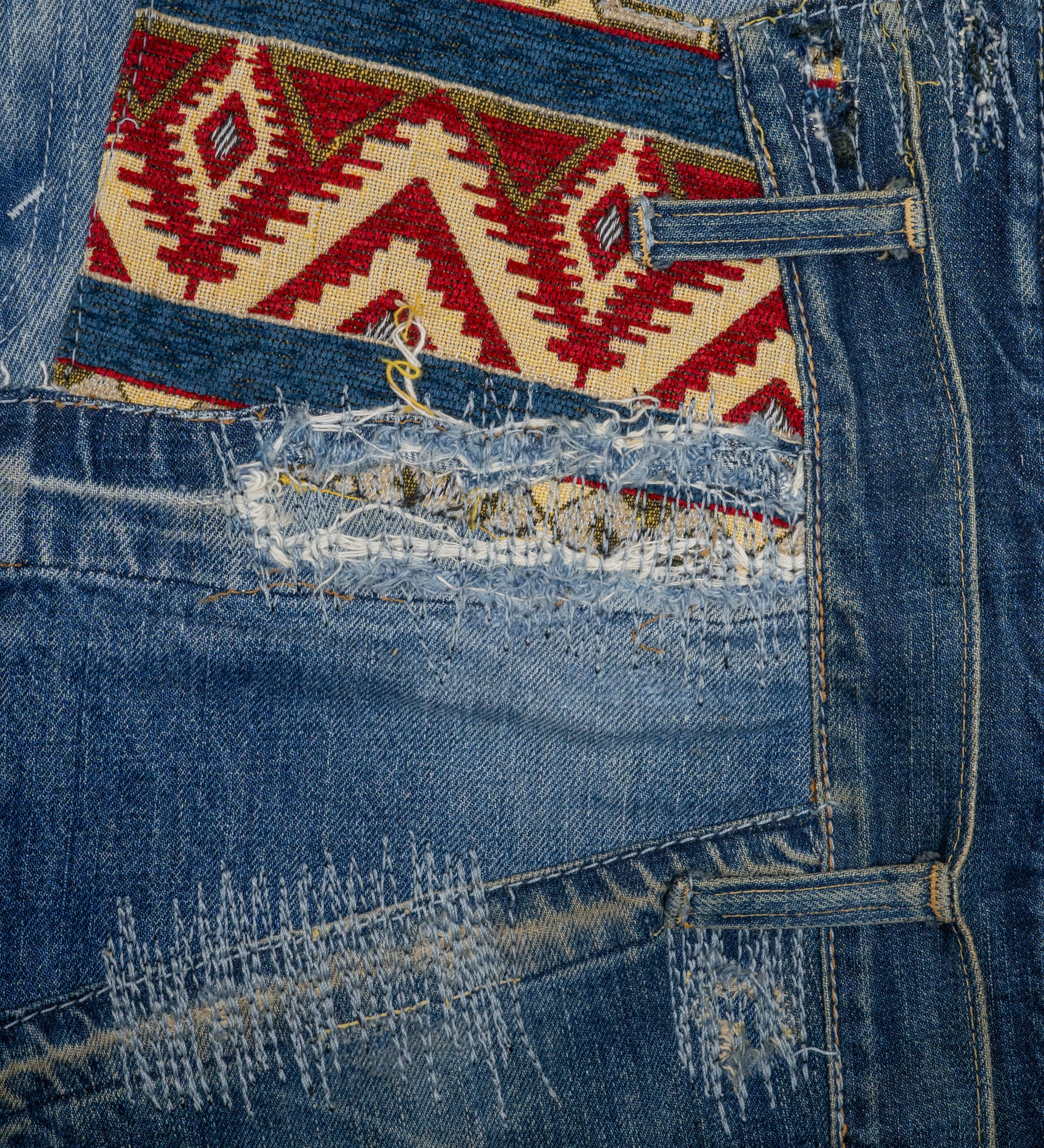 Chota Reworked Denim: SilverTab Shorts, Tribal Indigo - W34