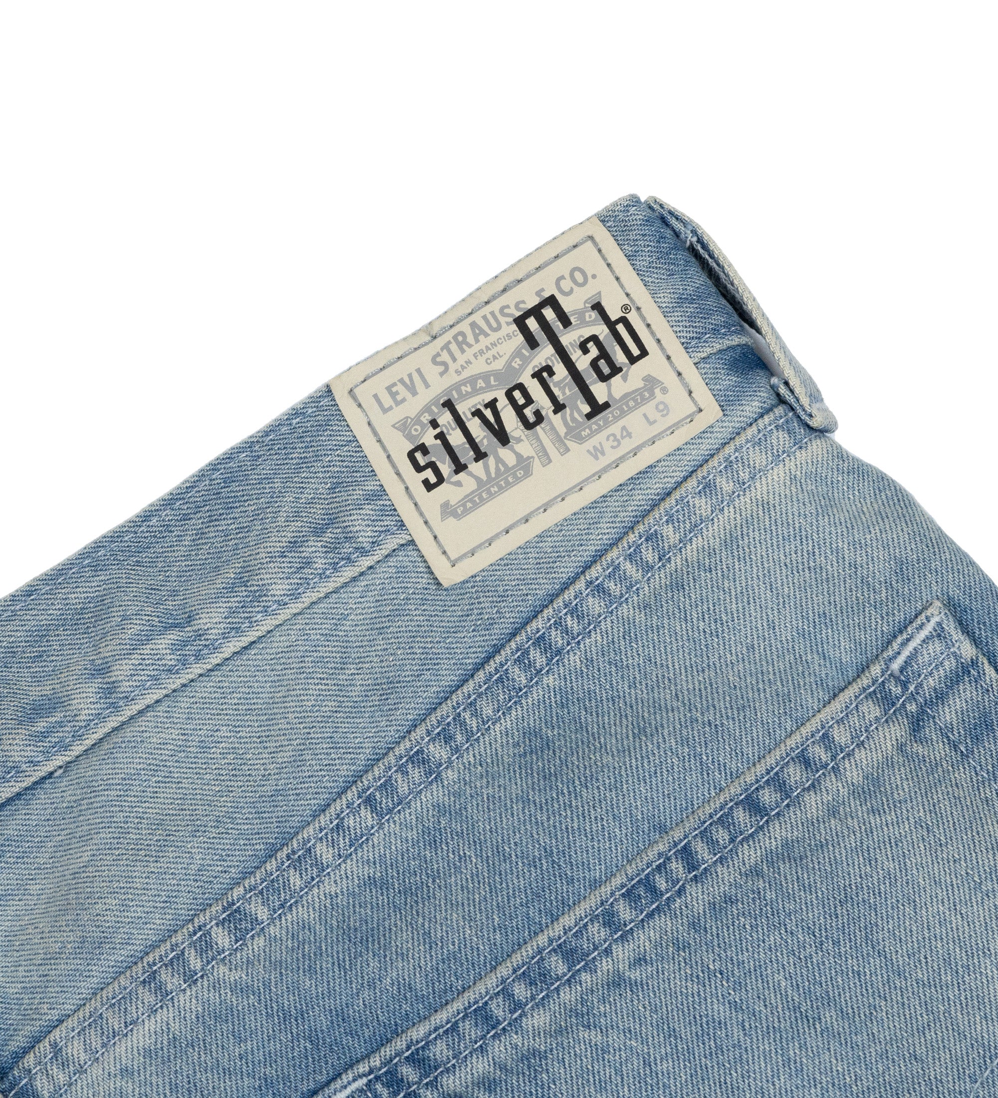 Chota Reworked Denim: SilverTab Shorts, Tribal Indigo - W34