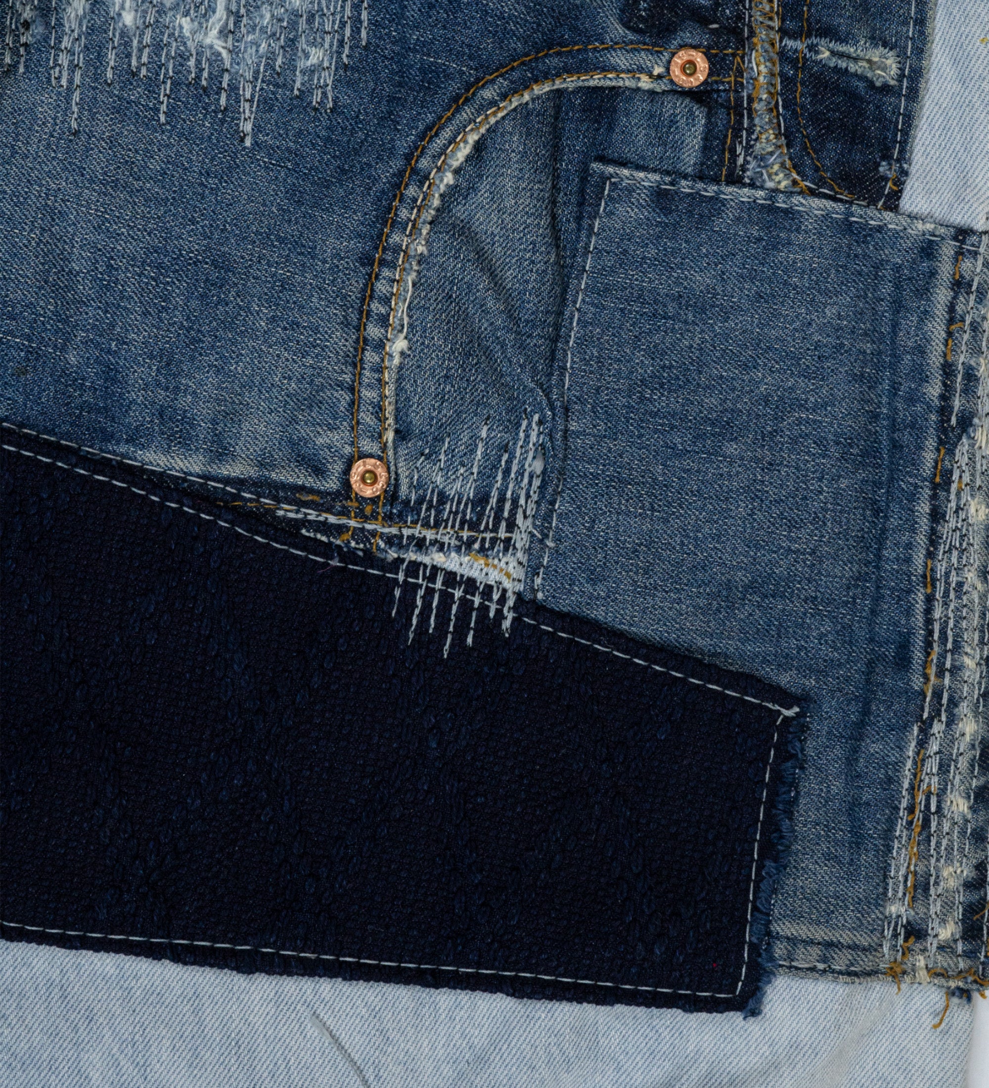 Chota Reworked Denim: SilverTab Jeans, Light Wash - W38