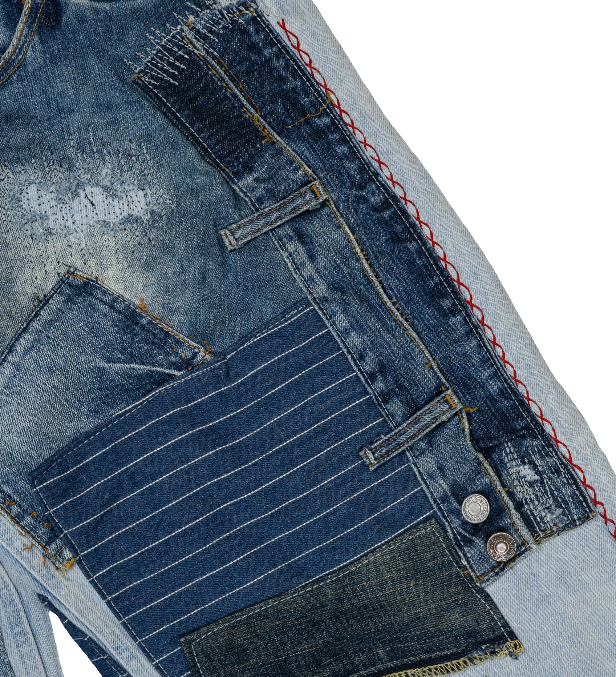 Chota Reworked Denim: SilverTab Jeans, Light Wash - W38