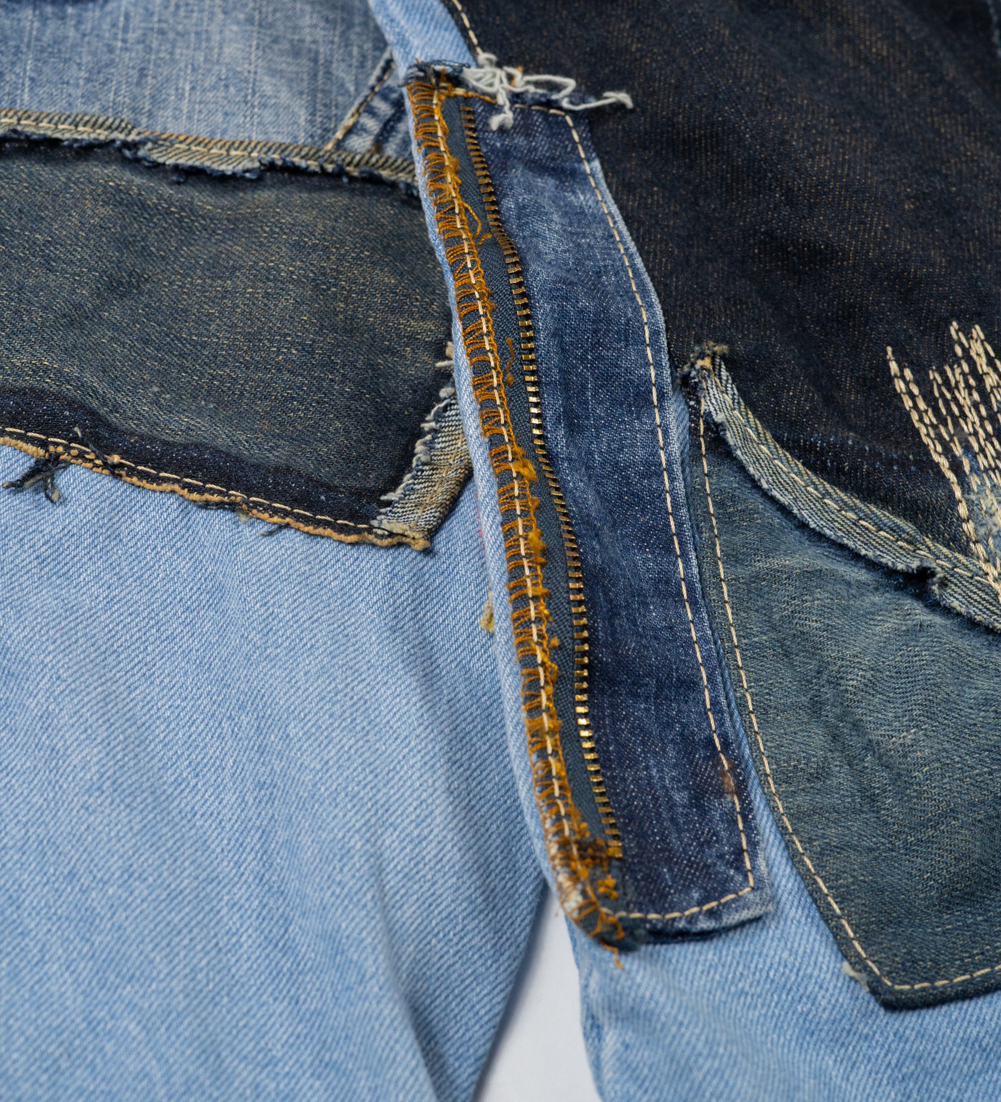 Chota Reworked Denim: SilverTab Oversized Shirt, Tribal Indigo - XS