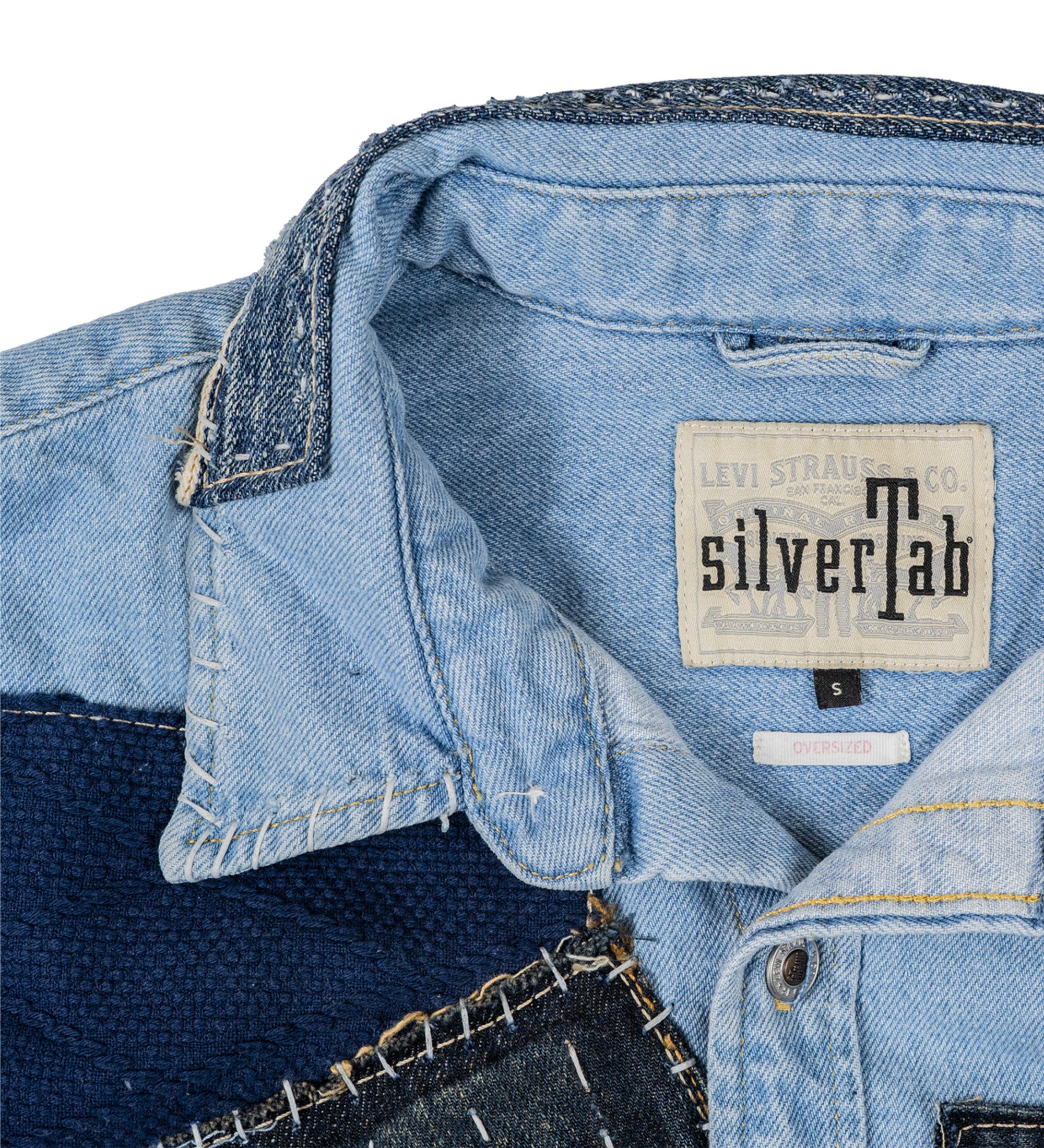 Chota Reworked Denim: SilverTab Oversized Shirt, Indigo - S