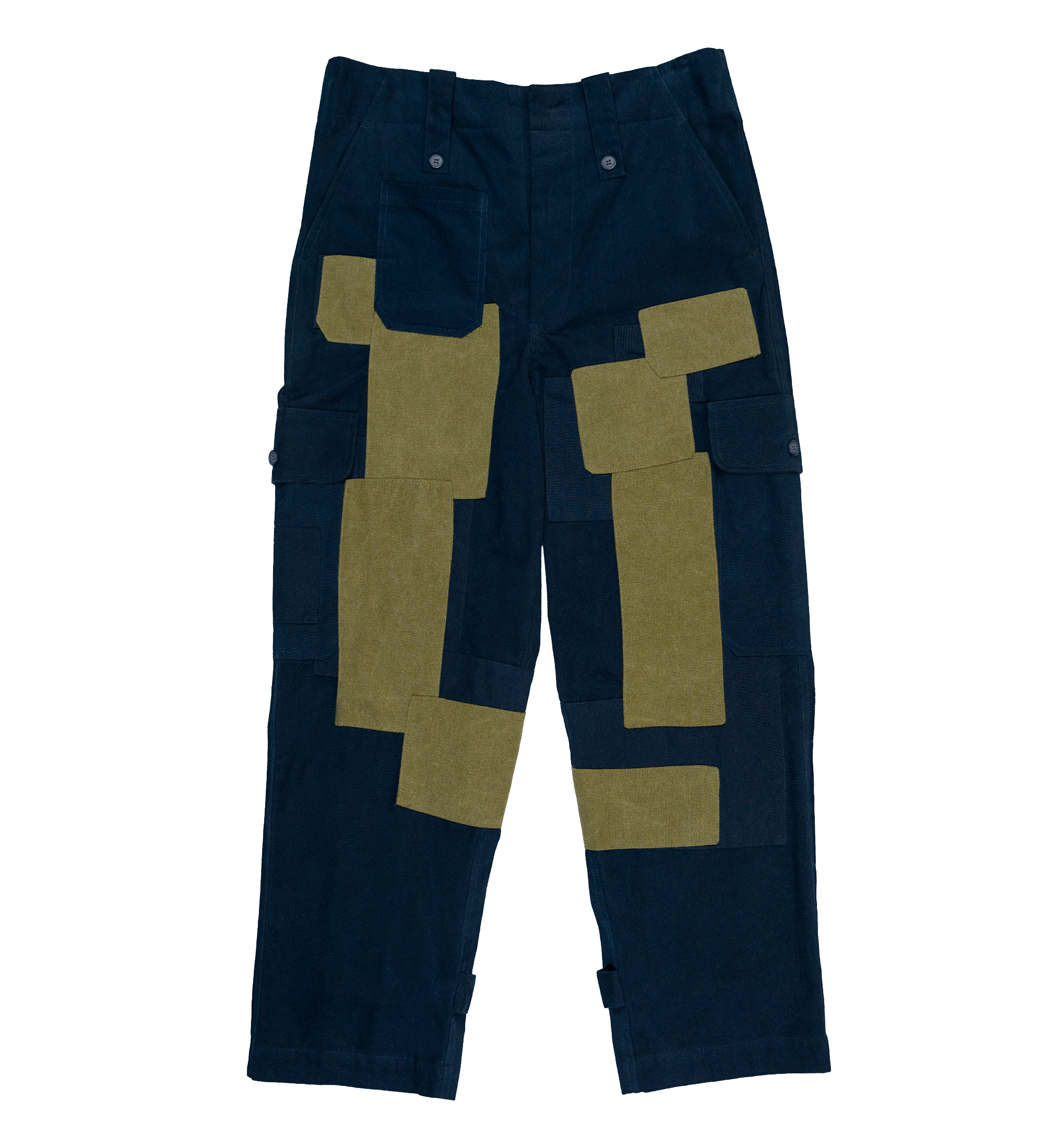Military Patchwork Pants