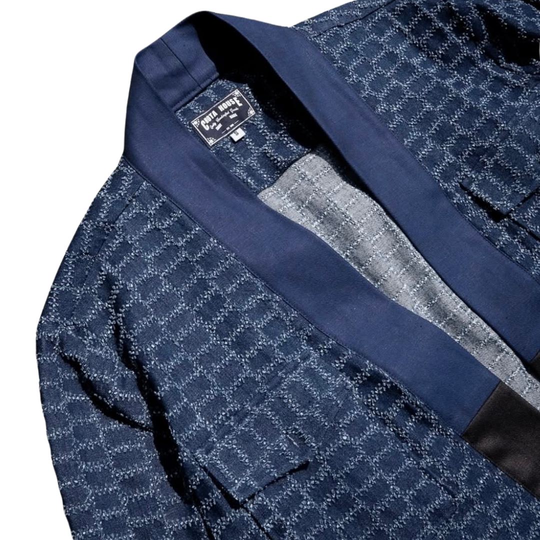Indigo Denim Jacquard Noragi