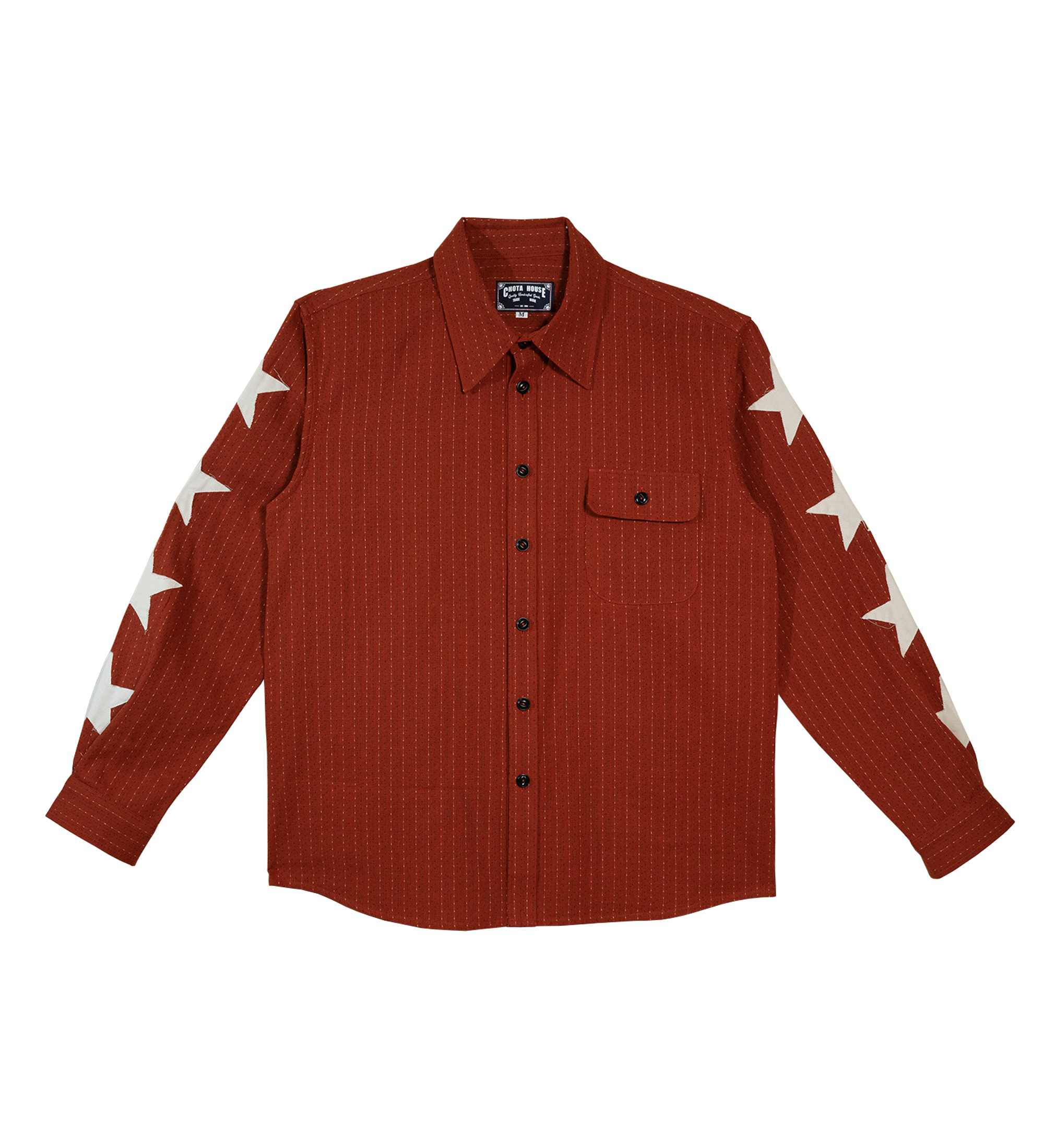 Sashiko Star Patch Shirt