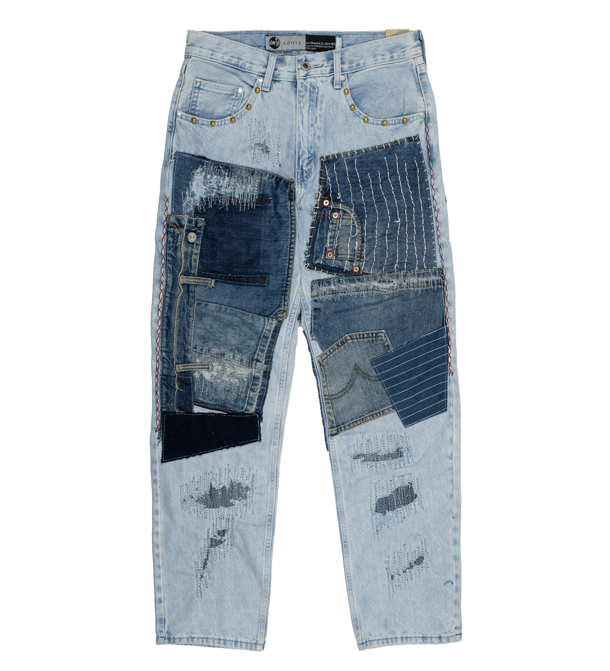 Chota Reworked Denim: SilverTab Jeans, Light Wash - W31