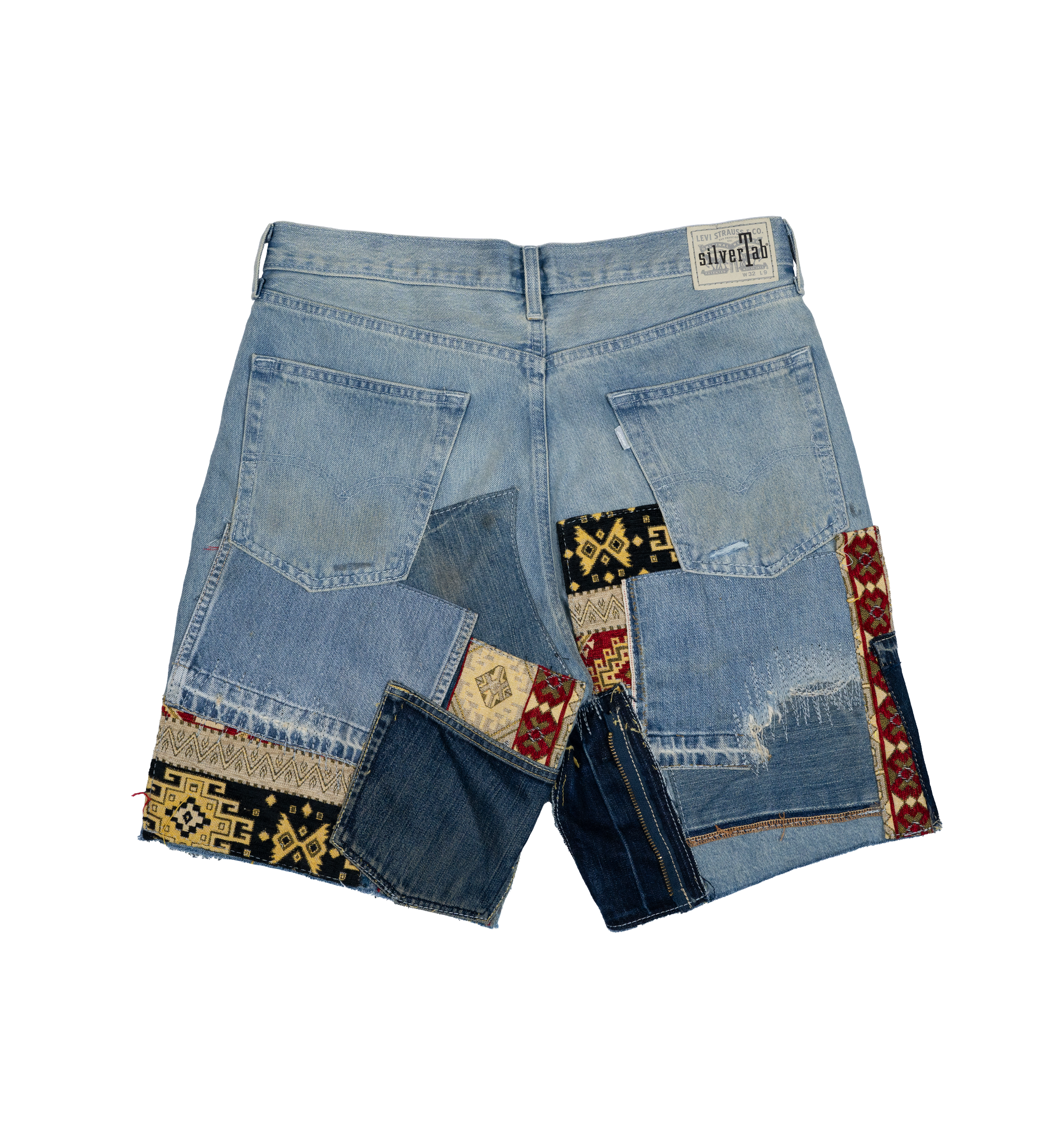 Chota Reworked Denim: SilverTab Shorts, Tribal Indigo - W32