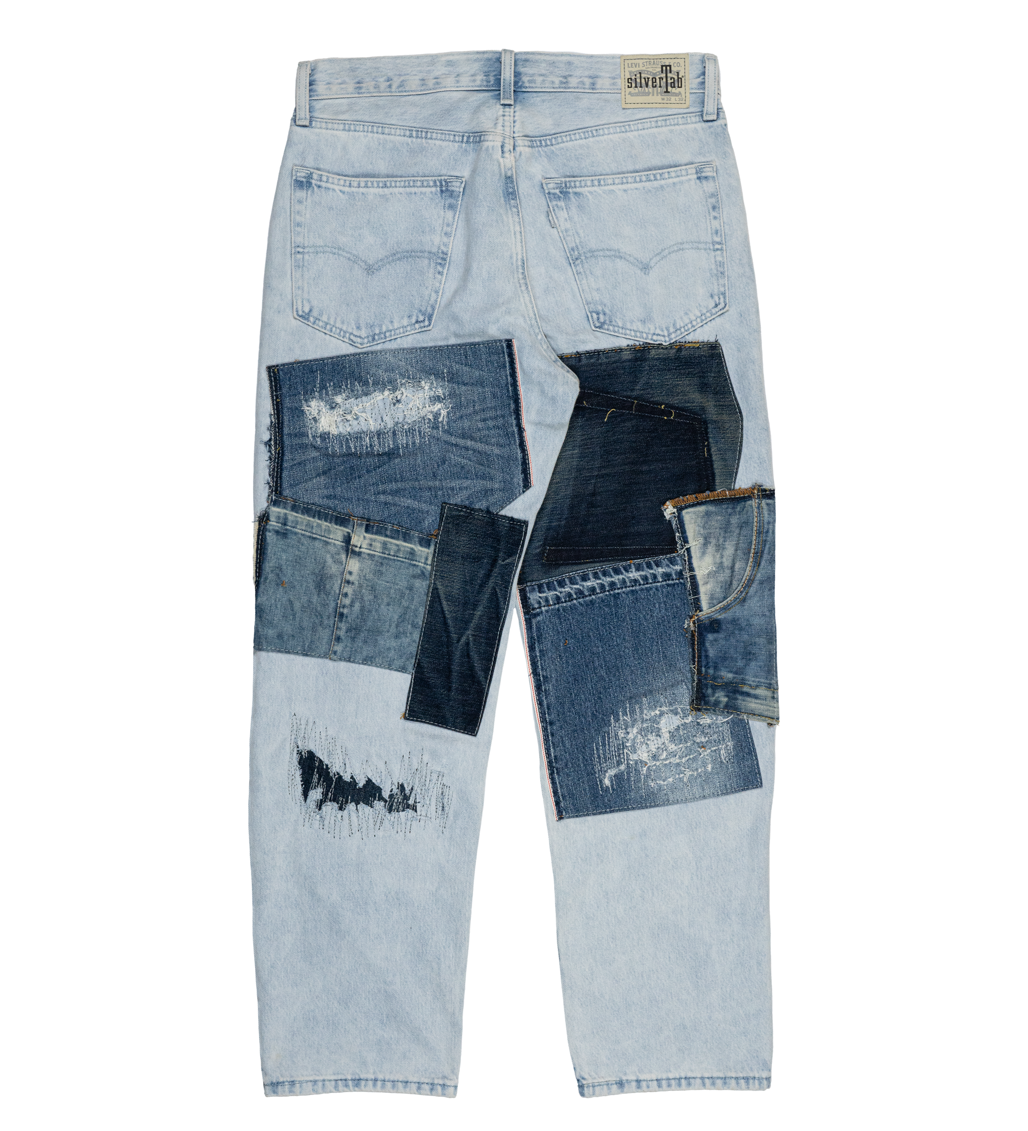 Chota Reworked Denim: SilverTab Jeans, Light Wash - W32