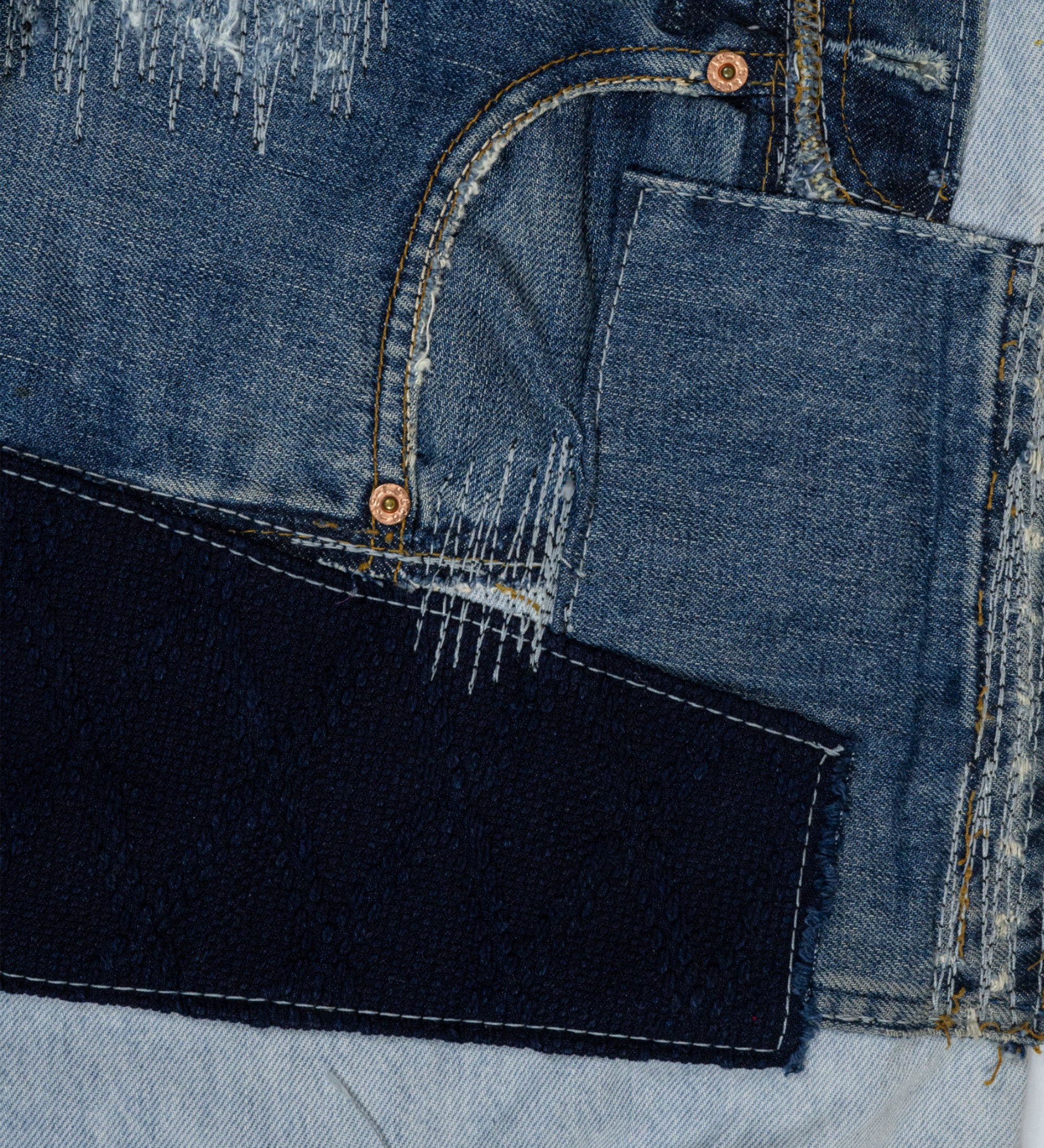 Chota Reworked Denim: SilverTab Jeans, Light Wash - W38