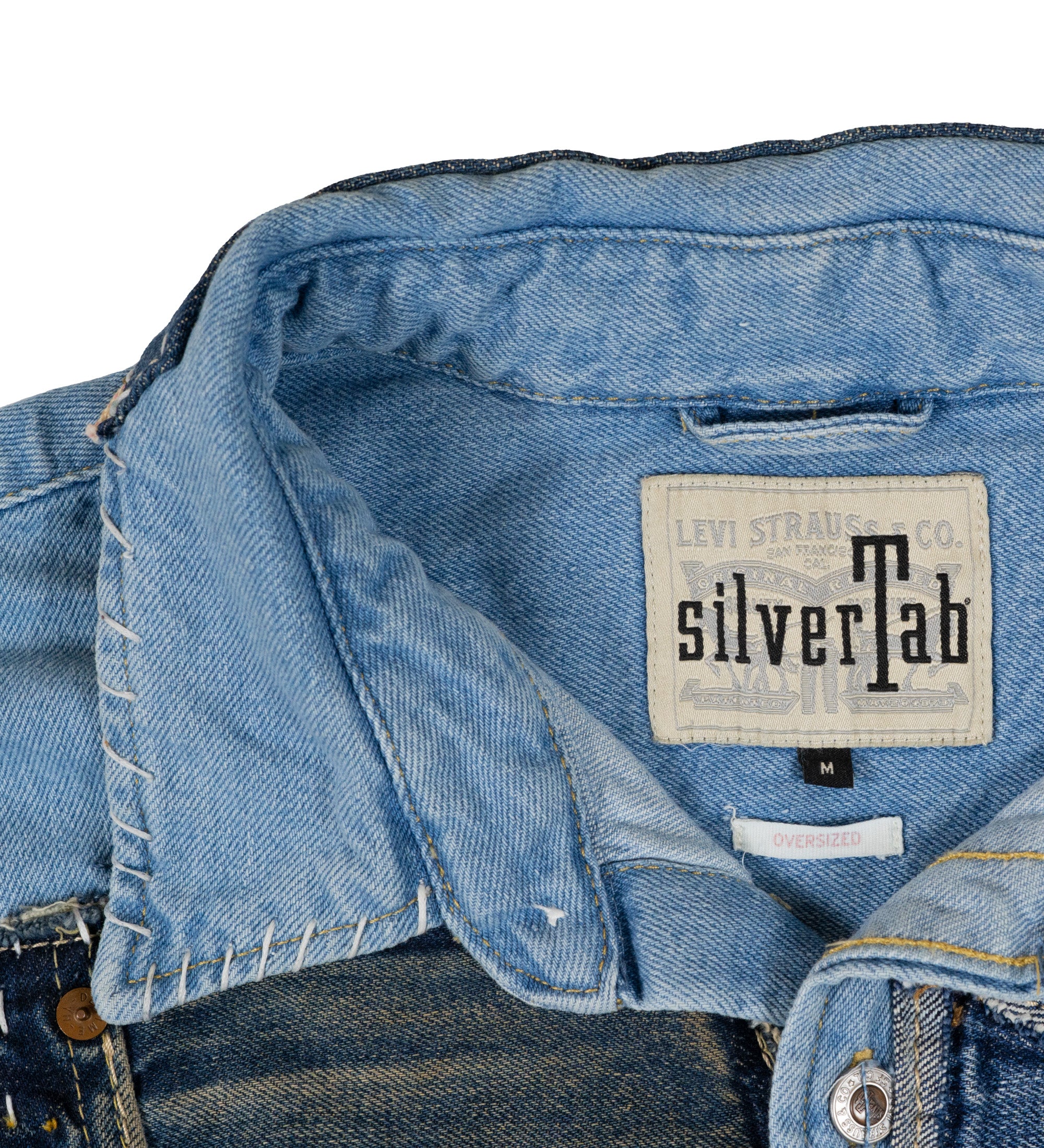 Chota Reworked Denim: SilverTab Oversized Shirt, Indigo - M