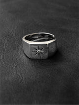 The native American Sunburst design, featured on a signet ring